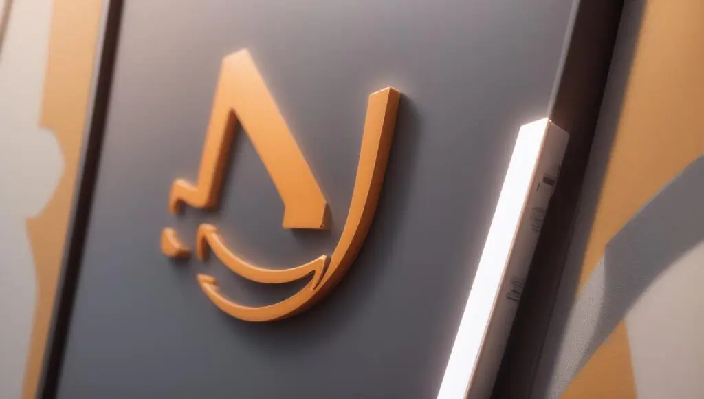 An_Amazon_FBA_logo_with_an_upward_point