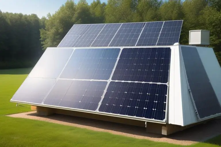 Solar panels illustrating Denmark