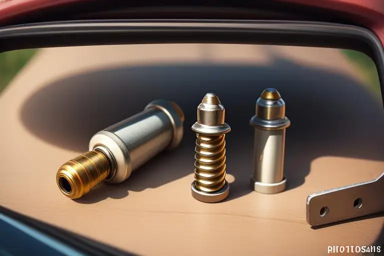 Spark plugs spread out on a table for replacement in a car.